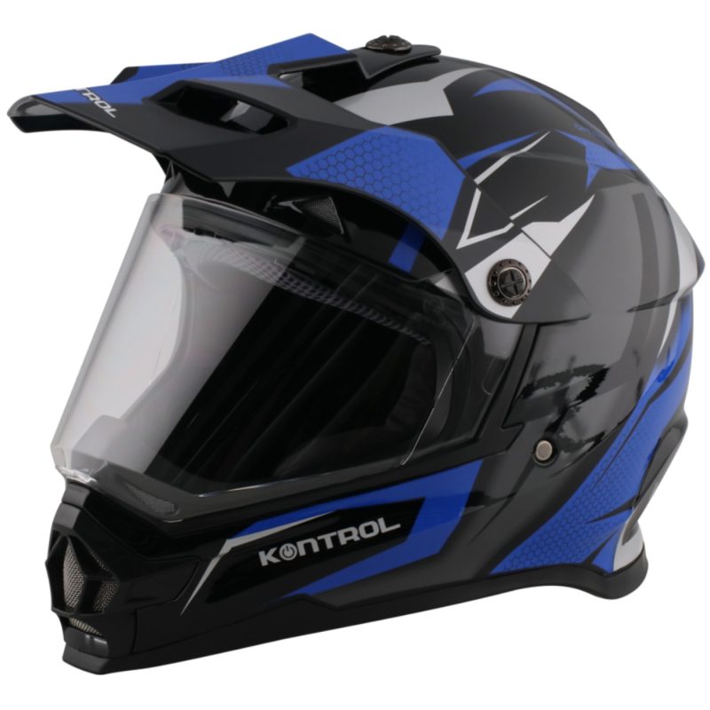 Casco Kontrol 819-6 Yabari Azul Talla: L