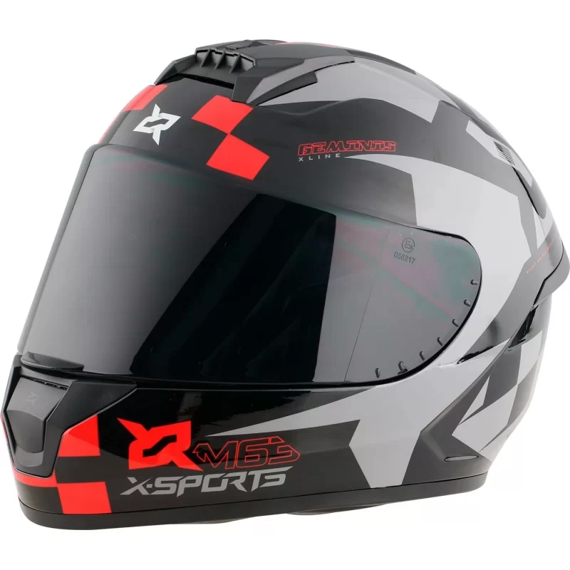 CASCO XSPORT M63 GEMINIS COLOR NG/RJ TALLA (XL)