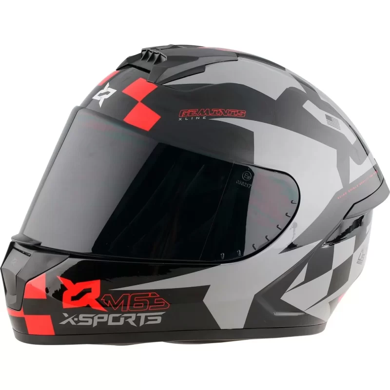 CASCO XSPORT M63 GEMINIS COLOR NG/RJ TALLA (XL) - Imagen 3