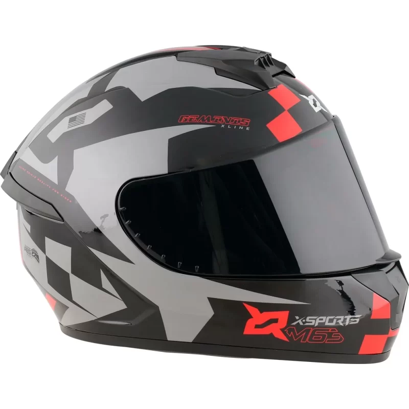 CASCO XSPORT M63 GEMINIS COLOR NG/RJ TALLA (XL) - Imagen 5