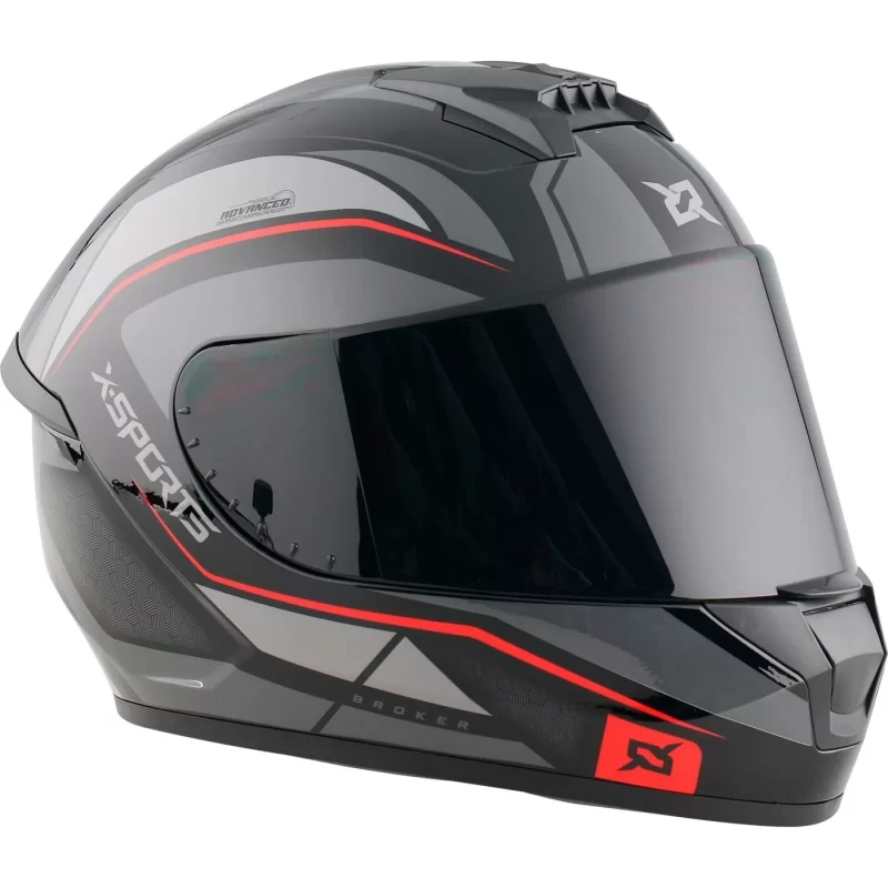 CASCO SXPORT M63 BROKER COLOR NG/RJ TALLA (M) - Imagen 4